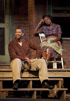 Denzel Washington stars in 'Fences' on Broadway