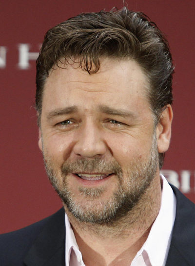 Russell Crowe at promotion of movie 