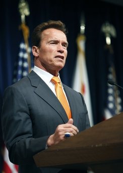 Schwarzenegger for president? He would if he could