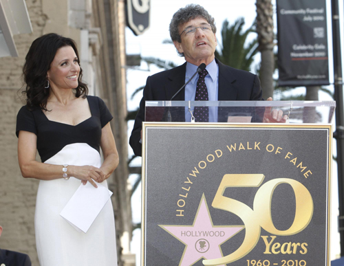 Julia Louis-Dreyfus unveil her star on the Hollywood Walk of Fame