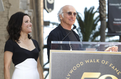 Julia Louis-Dreyfus unveil her star on the Hollywood Walk of Fame