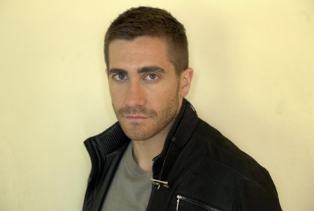Jake Gyllenhaal poses for a photograph at his hotel
