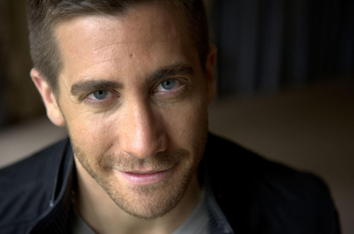 Jake Gyllenhaal poses for a photograph at his hotel