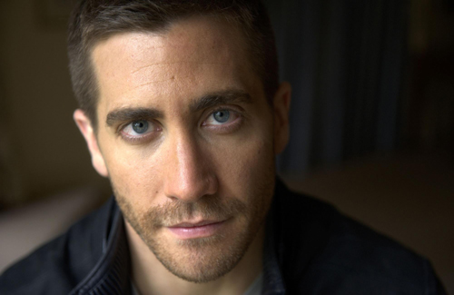 Jake Gyllenhaal poses for a photograph at his hotel