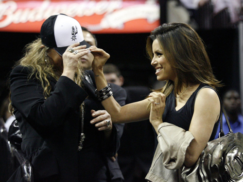 Eva Longoria Parker at NBA