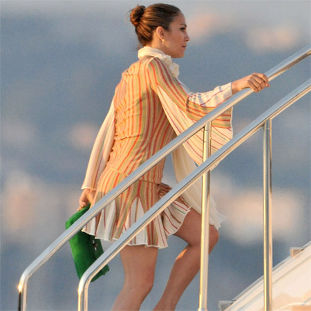 Jennifer Lopez floating on millions