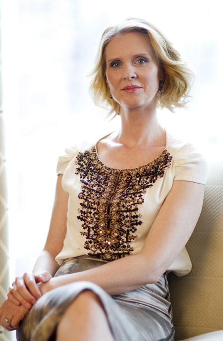 Cynthia Nixon poses for portrait