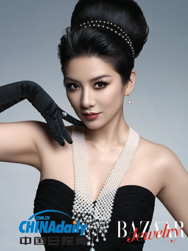 Gorgeous Huang Yi graces Bazaar Jewelry