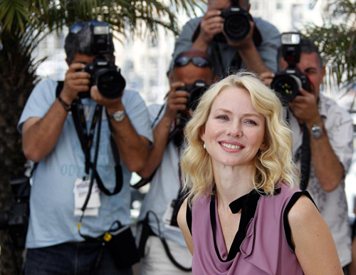Cast members arrive for screening of film 
