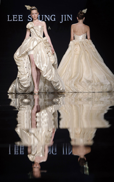 The Barcelona Bridal Week fashion show