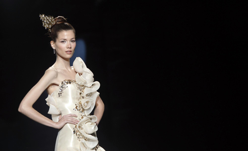 The Barcelona Bridal Week fashion show