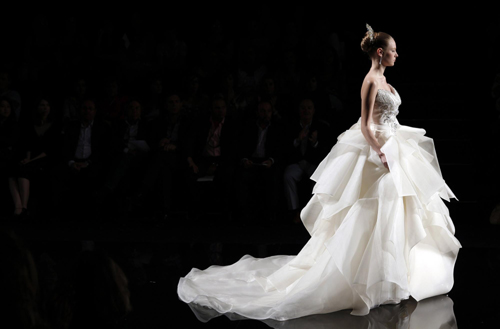 The Barcelona Bridal Week fashion show