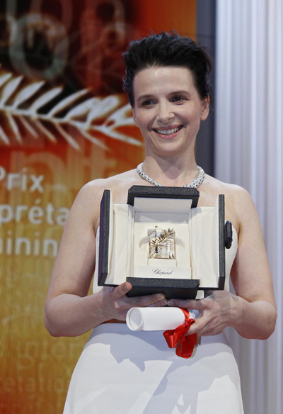 Awards moment of 63rd Cannes Film Festival