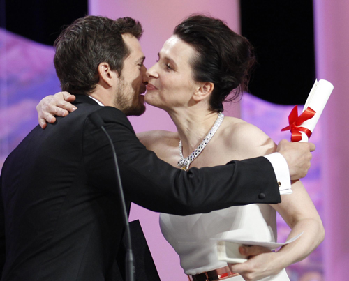 Awards moment of 63rd Cannes Film Festival