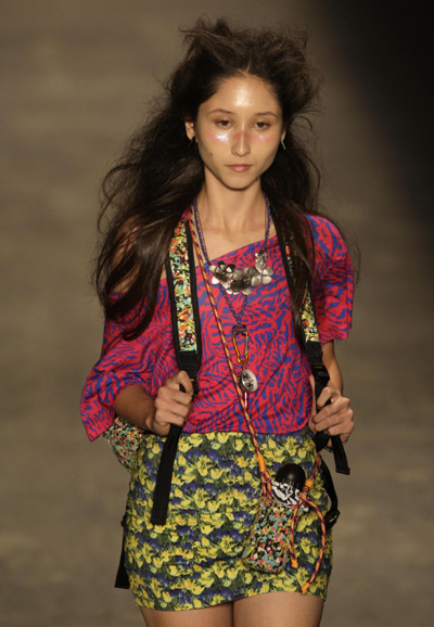New Order' 2010/2011 summer collection during the Fashion Rio Show
