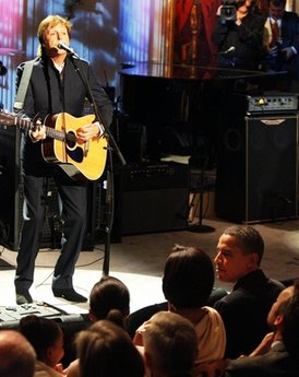 McCartney turns 'Michelle' into ode to first lady