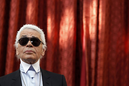Karl Lagerfeld receives Commander's Cross of the Legion of Honour