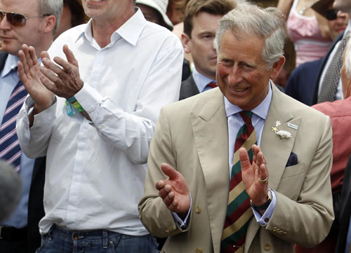 Prince Charles makes royal visit to Glastonbury