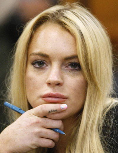 Lohan sentenced. Lindsay Lohan sentenced to