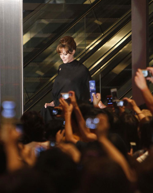 Angelina Jolie at Japan premiere of her movie 