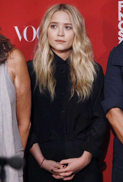 Celebs attend a news conference announcing the expanded Fashion's Night Out