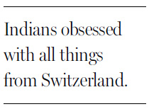 Bollywood movie dreams come true with a Swiss backdrop