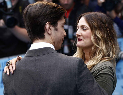 Drew Barrymore and Justin Long attend UK premiere of film 'Going the Distance' in London