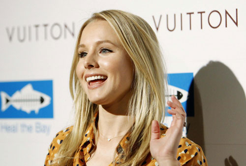 Kristen Bell en Vuitton