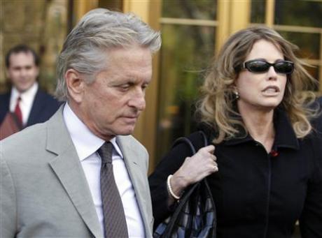 Michael Douglas, ex-wife fight over 'Wall Street' money