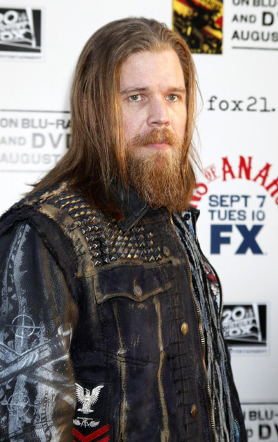 Celebs arrive at premiere screening of season three of 'Sons of Anarchy'