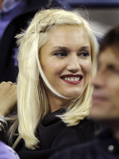 Gwen Stefani and Cameron Diaz at U.S. Open tennis tournament in New York