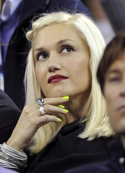 Gwen Stefani and Cameron Diaz at U.S. Open tennis tournament in New York