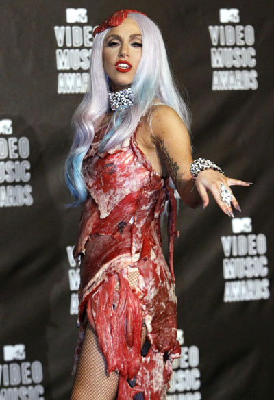 Lady Gaga's meat dress