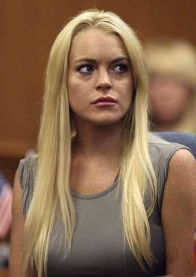 Lindsay Lohan tweets that she failed drug test