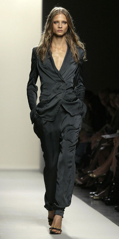 Models present crollections during Milan Fashion Week