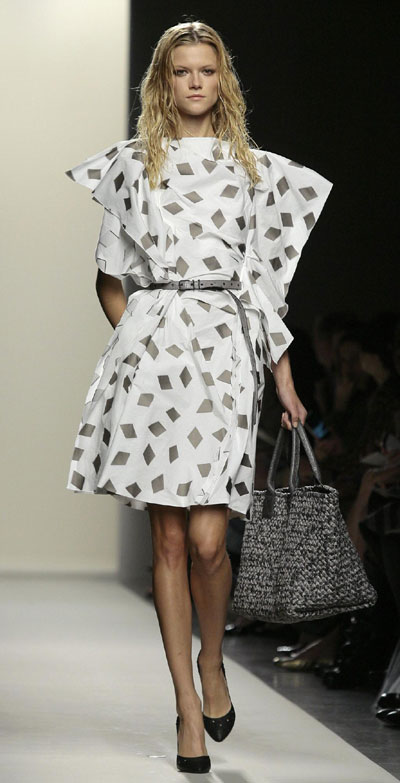 Models present crollections during Milan Fashion Week