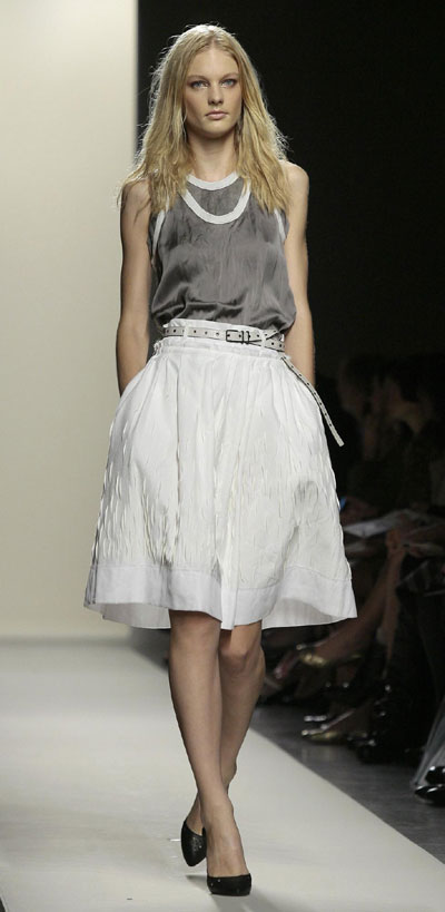 Models present crollections during Milan Fashion Week