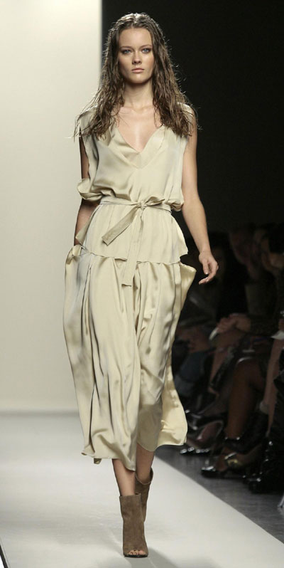 Models present crollections during Milan Fashion Week