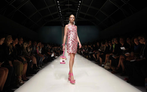 Models present collections during Milan Fashion Week