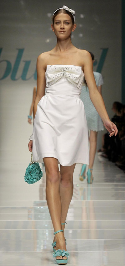 Models present collections during Milan Fashion Week