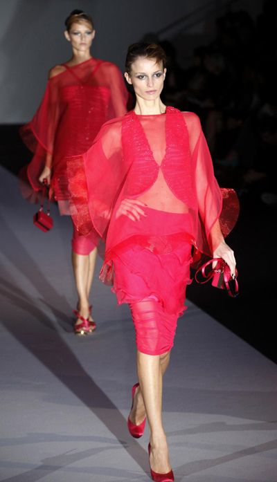 Emporio Armani Spring/Summer 2011 women's collection