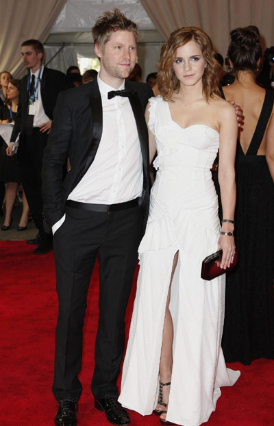 Emma Watson arrives at the Metropolitan Museum of Art Costume Institute Benefit