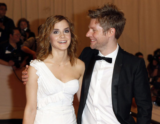 Emma Watson arrives at the Metropolitan Museum of Art Costume Institute Benefit