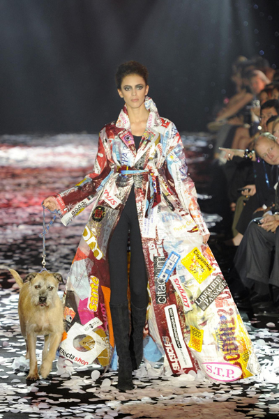 French designer Franck Sorbier's fashion show