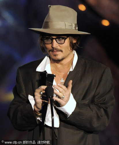 Johnny Depp's warm gifts