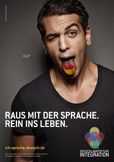 Learning German language campaign