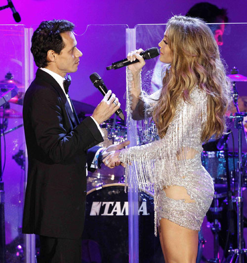 Singers perform at Carousel of Hope Ball in Beverly Hills