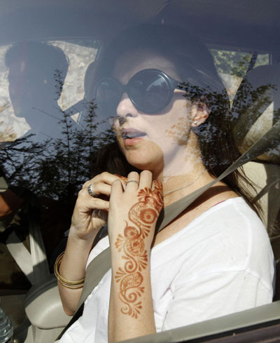 Brand and Perry wed in India