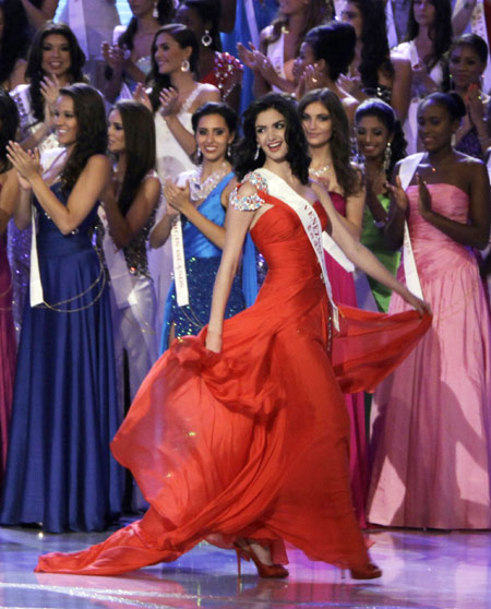 American beauty crowned Miss World 2010 in Sanya