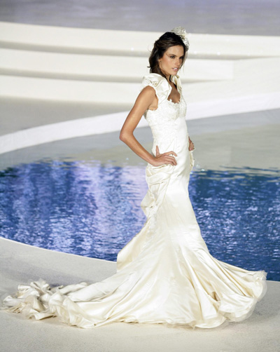 Alessandra Ambrosio presents a creation by Alexia Ulibarri